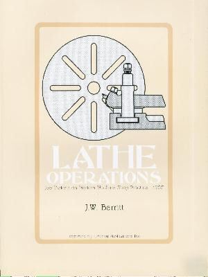 Lathe operations how to book