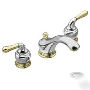 Moen monticello chrome & brass lav faucet trim T4570CP