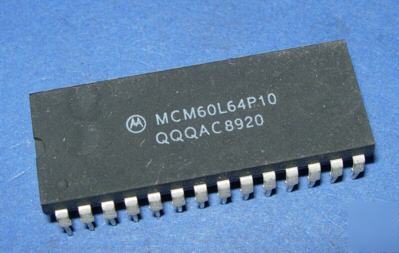 Ram MCM60L64P-10 motorola MCM60L64P10 28-pin dip