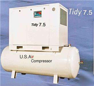 Us air screw compressor w ingersoll rand 7.5 hp 7HP 1/2