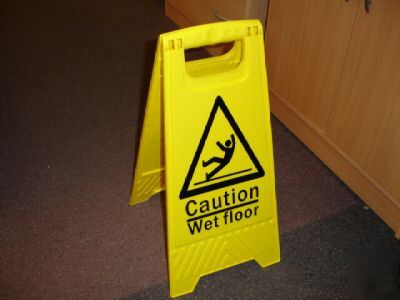 'a'board warning sign-wet floor.lightweight &removable