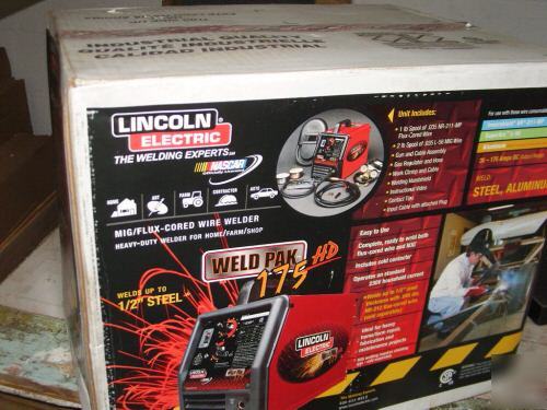New lincoln electric promig weldpak 175HD welder in box