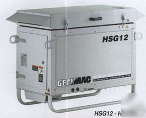 New genmac propane heavy duty generator HSG12 silence 