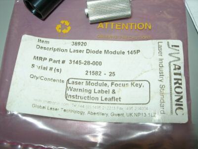 New in pkg imatronic LDM145 laser diode module 