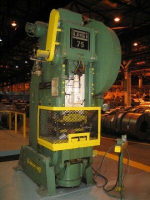 75 ton clearing back geared obi stamping press
