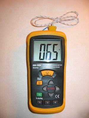 Digital thermometer k-type single input thermocouple 