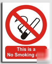 No smoking area sign-adh.vinyl-200X250MM(pr-025-ae)