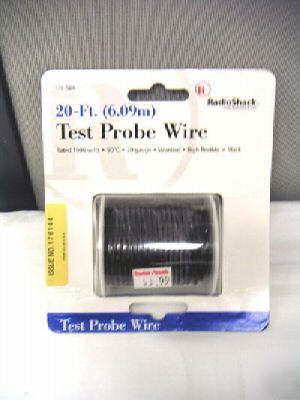 Test probe wire 20 gauge rated 1000VOLTS black