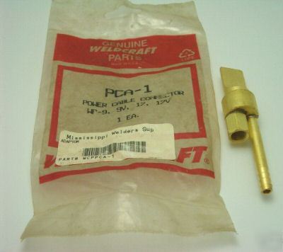 Weldcraft pca-1 power cable adapter wp-9 17
