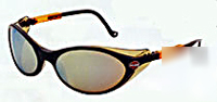 Harley davidson HD103 black / gold safety glasses