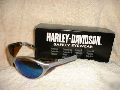Harley davidson safety blue mirror sunglasses HD100