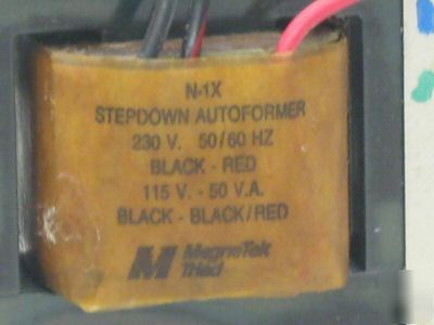 Magnetek auto transformer n-1X