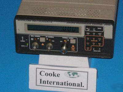 Marconi 2440 microwave frequency counter 10HZ - 20GHZ.