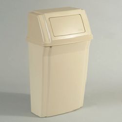 15 gallon slim-jim wall-mount container-rcp 7822 bei