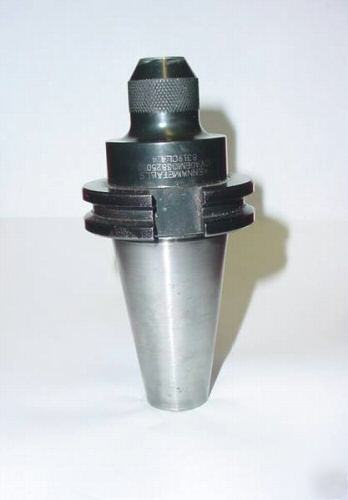Kennametal cat 40 end mill holder 3/8,vgc,for cnc mill,