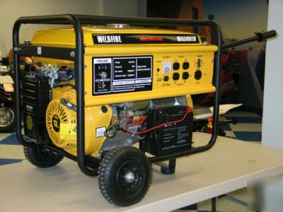 New 6500 watt generator portable electric gas powered 