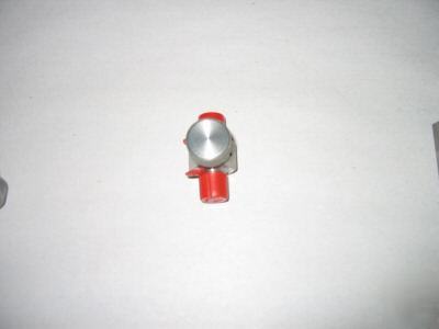 Scuba paintball compressor stainless steel bleed valve