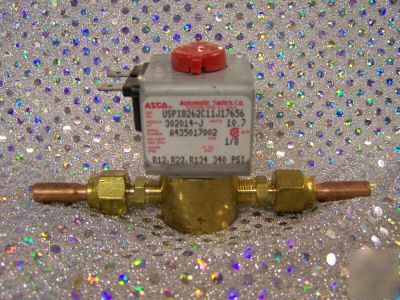 Solenoid valve refrigeration a/c with 115 vac coil 