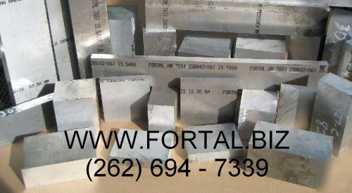  aluminum plate 2.559 x 2 1/2 x 4 7/8 comp to 7075 