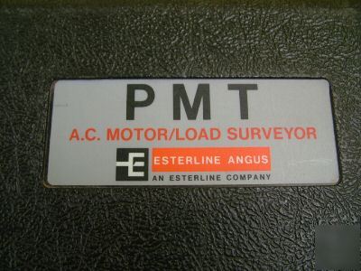 Esterline angus pmt ac motor/load surveyor multimeter