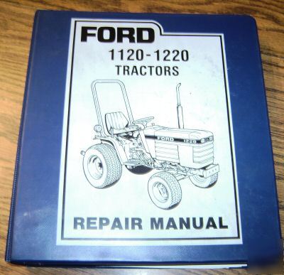 Ford 1120 & 1220 tractor service repair shop manual
