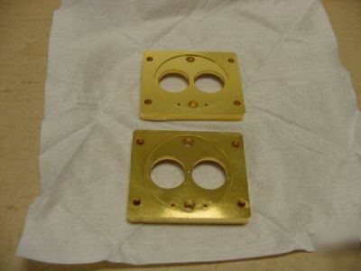 New quantronix 1401-03785 gold plate ends 2 pc rebuild >
