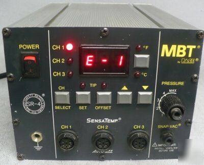 Pace mbt soldering station pps 85A 3-channel