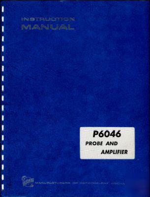 Tek P6046 operation/service manual w/no missing pages
