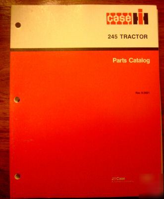 Case ih dealers 245 tractor parts catalog book manual