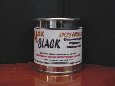 Epoxy resin color pigment tinting paste colorant black