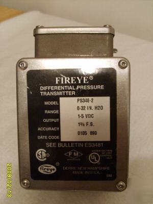 Fireye differential pressure transmitter 