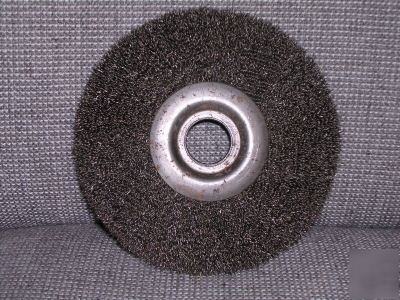 Good condition spiral wire rotary wheel/brush