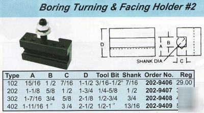#2 turning & facing tool holder 14