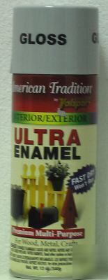 8 cans of american tradition ultra enamel - pewter gray
