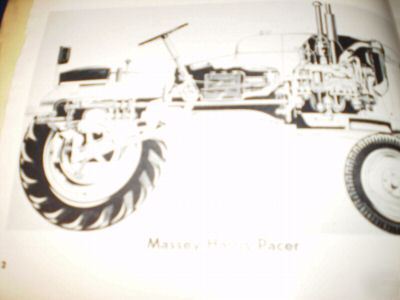 Massey-harris model 16 (pacer) tractor i&t shop manual