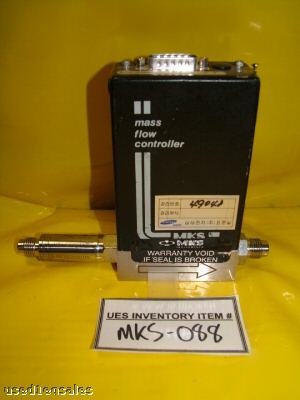 Mks type 1159 1159B00050RV mass flow controller 50 sccm
