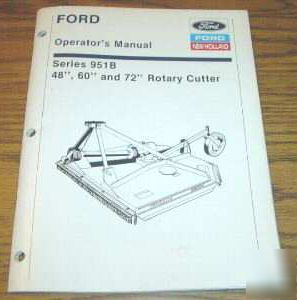 Ford tractor 951B rotary cutter operator's manual