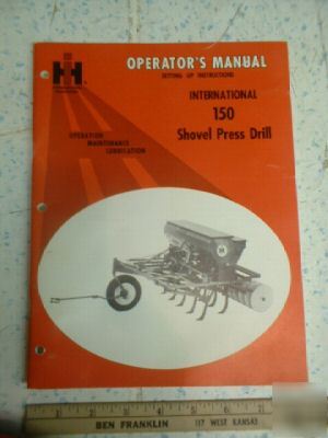 Ih international harvester shovel press drill manual 