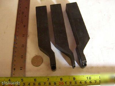 *lot 3 pc* carboloy trgor cutting insert tool holder 1