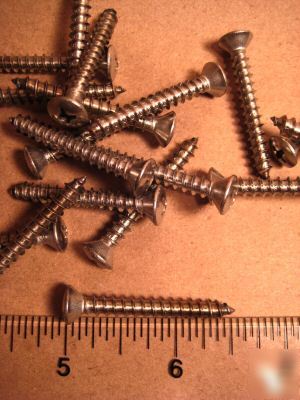 #10 x 1 1/2 phillips oval sheet metal screw stainless