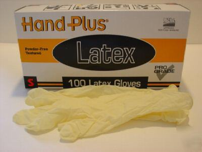 2000 disposable latex gloves textured, pick your size 