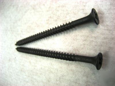 8 x 2-1/2 phillips fine thread drywall screws blk 5LBS