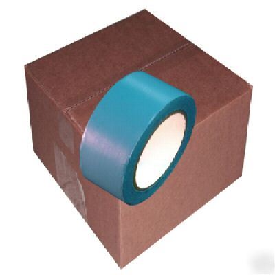 9 rolls of med. blue cvt-636 vinyl tape 2