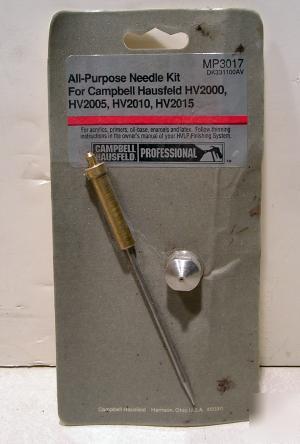 Campbell hausfeld hvlp material needle/nozzle set 3017