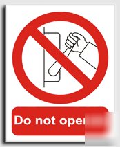 Do not operate sign-adh.vinyl-200X250MM(pr-015-ae)