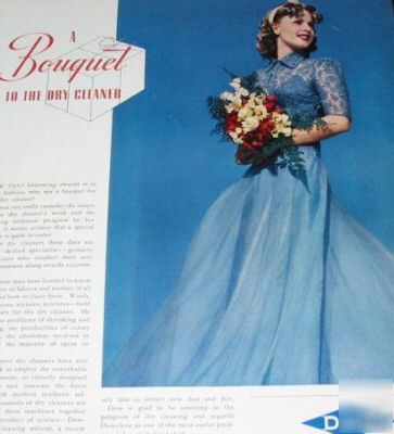 Dow chemical company dry cleaning dowclene -2 1939 ads