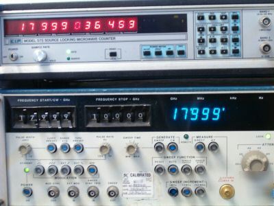 Gigatronics 1026 synthesizer from .05 mhz to 18 ghz 