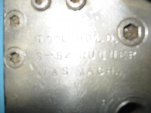 Lathe tool holder for large lathe, ( ? warner swasey )