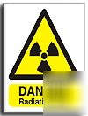 Radiation risk sign-adh.vinyl-200X250MM(wa-126-ae)