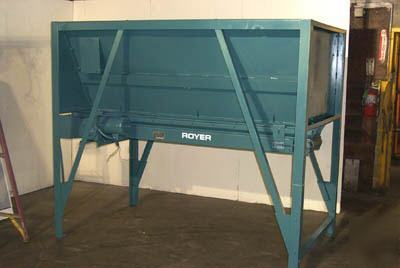 Royer hopper with feeder conveyor 